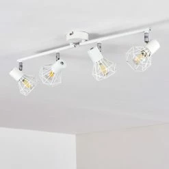 Hofstein Gullspang Deckenleuchte Weiß, 4-flammig -Bürolampen Verkäufe gullspang deckenleuchte h3348697 14