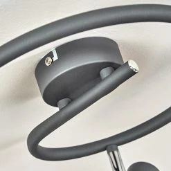 Hofstein Gullspang Deckenleuchte Chrom, Anthrazit, 3-flammig -Bürolampen Verkäufe gullspang deckenleuchte h3388174 2