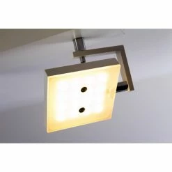 Hofstein Guyana Deckenspot LED Chrom, Weiß, 2-flammig -Bürolampen Verkäufe guyana deckenspot h3002377 3