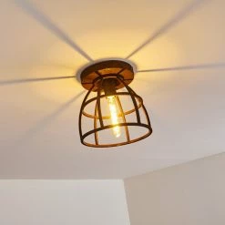 Hofstein Haervej Deckenleuchte Rostfarben, 1-flammig -Bürolampen Verkäufe haervej deckenleuchte h3349021 12