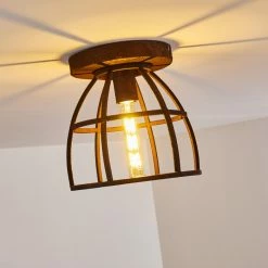 Hofstein Haervej Deckenleuchte Rostfarben, 1-flammig -Bürolampen Verkäufe haervej deckenleuchte h3349021 4