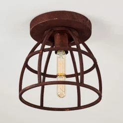 Hofstein Haervej Deckenleuchte Rostfarben, 1-flammig -Bürolampen Verkäufe haervej deckenleuchte h3349021 5