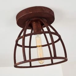 Hofstein Haervej Deckenleuchte Rostfarben, 1-flammig -Bürolampen Verkäufe haervej deckenleuchte h3349021 6