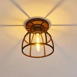 Hofstein Haervej Deckenleuchte Rostfarben, 1-flammig -Bürolampen Verkäufe haervej deckenleuchte h3349021 7