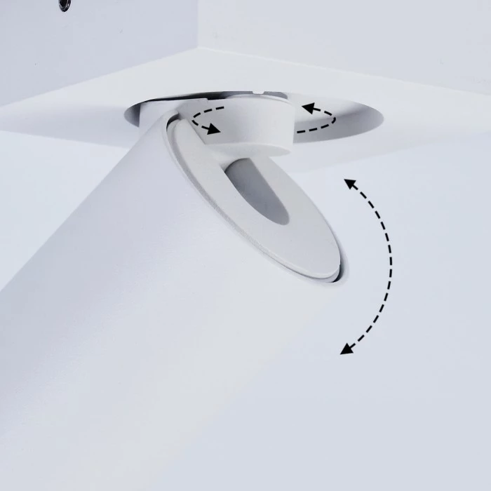 Hofstein Hakamken Deckenleuchte Weiß, 1-flammig 6 Hofstein Hakamken Deckenleuchte Weiß, 1-flammig – Bild 6