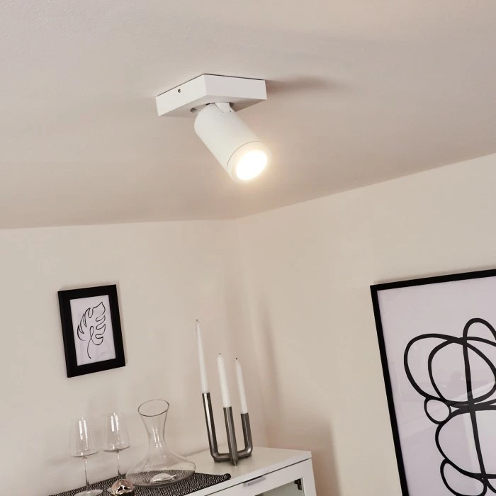 Hofstein Hakamken Deckenleuchte Weiß, 1-flammig 7 Hofstein Hakamken Deckenleuchte Weiß, 1-flammig – Bild 7