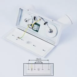 Hofstein Hakamken Deckenleuchte Weiß, 2-flammig -Bürolampen Verkäufe hakamken deckenleuchte h3438039 4