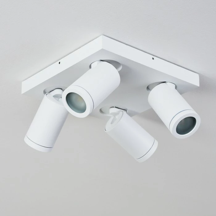 Hofstein Hakamken Deckenleuchte Weiß, 4-flammig 8 Hofstein Hakamken Deckenleuchte Weiß, 4-flammig – Bild 8