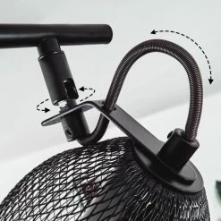 Hofstein Hakvaag Deckenleuchte Schwarz, Holz dunkel, 2-flammig -Bürolampen Verkäufe hakvaag deckenleuchte h3433799 2