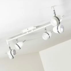 Hofstein Hamburg Deckenspot LED Weiß, 6-flammig -Bürolampen Verkäufe hamburg deckenspot h371 16