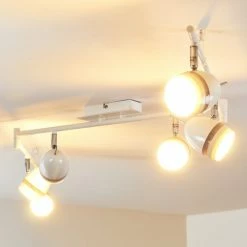 Hofstein Hamburg Deckenspot LED Weiß, 6-flammig -Bürolampen Verkäufe hamburg deckenspot h371 18