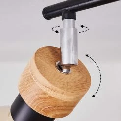 Hofstein Harran Deckenleuchte Chrom, Schwarz, Braun, 2-flammig 17 Hofstein Harran Deckenleuchte Chrom, Schwarz, Braun, 2-flammig -Bürolampen Verkäufe harran deckenleuchte h3441633 5