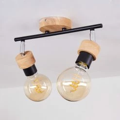 Hofstein Harran Deckenleuchte Chrom, Schwarz, Braun, 2-flammig 19 Hofstein Harran Deckenleuchte Chrom, Schwarz, Braun, 2-flammig -Bürolampen Verkäufe harran deckenleuchte h3441633 7