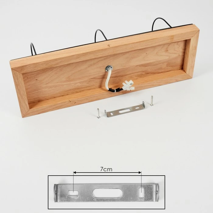 Hofstein Hodne Deckenleuchte Schwarz, Naturfarben, 2-flammig 4 Hofstein Hodne Deckenleuchte Schwarz, Naturfarben, 2-flammig – Bild 4