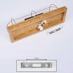 Hofstein Hodne Deckenleuchte Schwarz, Naturfarben, 2-flammig -Bürolampen Verkäufe hodne deckenleuchte h3441350 4