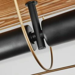 Hofstein Hodne Deckenleuchte Schwarz, Naturfarben, 2-flammig -Bürolampen Verkäufe hodne deckenleuchte h3441350 5