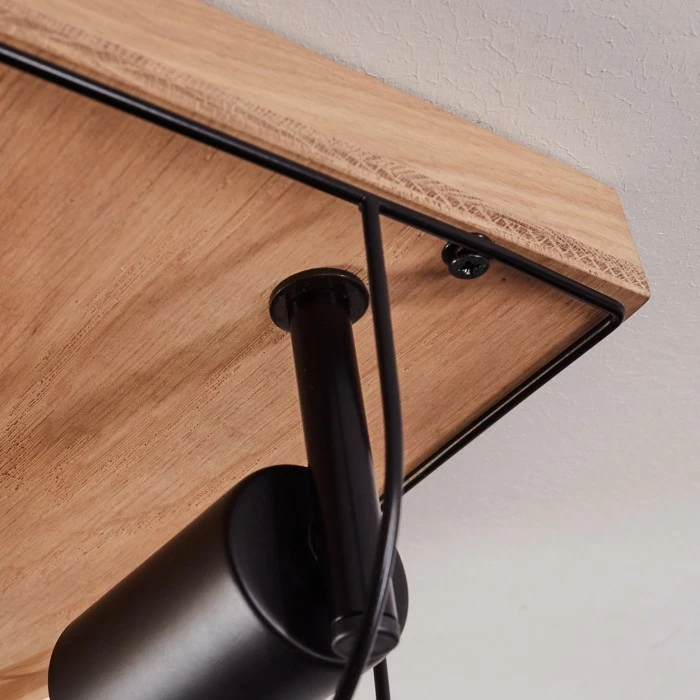 Hofstein Hodne Deckenleuchte Schwarz, Naturfarben, 3-flammig 3 Hofstein Hodne Deckenleuchte Schwarz, Naturfarben, 3-flammig – Bild 3