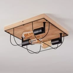 Hofstein Hodne Deckenleuchte Schwarz, Naturfarben, 3-flammig 16 Hofstein Hodne Deckenleuchte Schwarz, Naturfarben, 3-flammig -Bürolampen Verkäufe hodne deckenleuchte h3441695 6