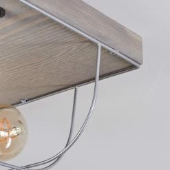 Hofstein Hodne Deckenleuchte Schwarz, Grau, Naturfarben, 3-flammig -Bürolampen Verkäufe hodne deckenleuchte h3441732 2