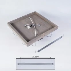 Hofstein Hodne Deckenleuchte Schwarz, Grau, Naturfarben, 4-flammig -Bürolampen Verkäufe hodne deckenleuchte h3441749 4