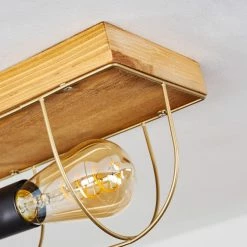 Hofstein Hodne Deckenleuchte Schwarz, Naturfarben, 1-flammig 14 Hofstein Hodne Deckenleuchte Schwarz, Naturfarben, 1-flammig -Bürolampen Verkäufe hodne deckenleuchte h3443019 2