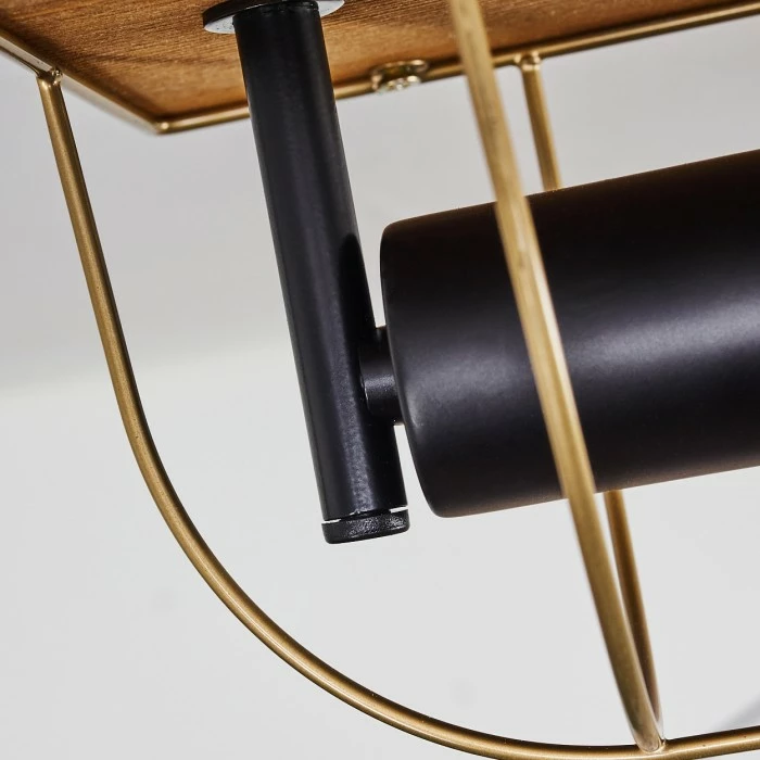 Hofstein Hodne Deckenleuchte Schwarz, Naturfarben, 1-flammig 6 Hofstein Hodne Deckenleuchte Schwarz, Naturfarben, 1-flammig – Bild 6