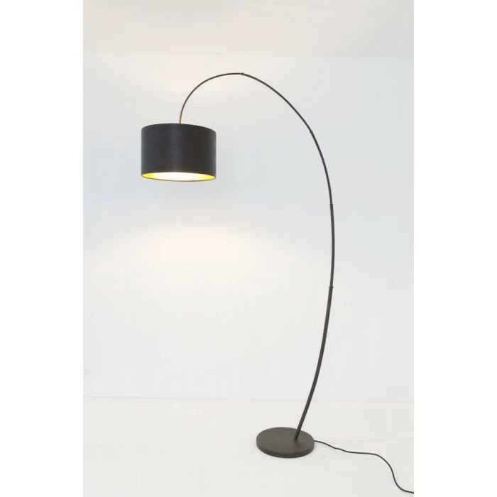 Holländer BAMBUS Bogenlampe Schwarz, Braun, 1-flammig 1 Holländer BAMBUS Bogenlampe Schwarz, Braun, 1-flammig