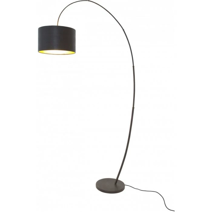 Holländer BAMBUS Bogenlampe Schwarz, Braun, 1-flammig 2 Holländer BAMBUS Bogenlampe Schwarz, Braun, 1-flammig – Bild 2
