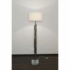 Holländer TRIMESTRE Bodenleuchte Silber, 1-flammig