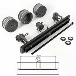 Hofstein Holsa Deckenleuchte Schwarz, 3-flammig -Bürolampen Verkäufe holsa deckenleuchte h3434932 4