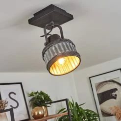 Hofstein Holsa Deckenleuchte Schwarz, 1-flammig -Bürolampen Verkäufe holsa deckenleuchte h3444160 6