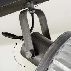 Hofstein Holsa Deckenleuchte Schwarz, 2-flammig -Bürolampen Verkäufe holsa deckenleuchte h3444207 5