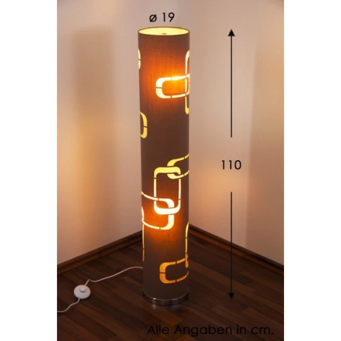 Honsel Leuchten Honsel Seventies Stehleuchte Chrom, 2-flammig 2 Honsel Leuchten Honsel Seventies Stehleuchte Chrom, 2-flammig – Bild 2