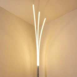 Hofstein Horpmaal Bogenleuchte LED Chrom, 3-flammig -Bürolampen Verkäufe horpmaal bogenleuchte h3268414 do1 14