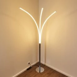 Hofstein Horpmaal Bogenleuchte LED Chrom, 3-flammig -Bürolampen Verkäufe horpmaal bogenleuchte h3268414 do1 6