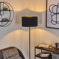 Hofstein Huarate Stehleuchte Schwarz, 1-flammig -Bürolampen Verkäufe huarate stehleuchte h3415313 6