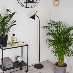 Hofstein Hybla Stehleuchte Schwarz, Gold, 1-flammig 25 Hofstein Hybla Stehleuchte Schwarz, Gold, 1-flammig -Bürolampen Verkäufe hybla stehleuchte h3415276 11