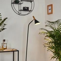 Hofstein Hybla Stehleuchte Schwarz, Gold, 1-flammig 22 Hofstein Hybla Stehleuchte Schwarz, Gold, 1-flammig -Bürolampen Verkäufe hybla stehleuchte h3415276 8