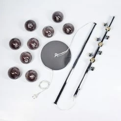 Hofstein Hyco Stehleuchte Chrom, 9-flammig 16 Hofstein Hyco Stehleuchte Chrom, 9-flammig -Bürolampen Verkäufe hyco stehleuchte h3420676 4