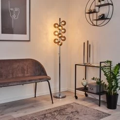 Hofstein Hyco Stehleuchte Chrom, 9-flammig 20 Hofstein Hyco Stehleuchte Chrom, 9-flammig -Bürolampen Verkäufe hyco stehleuchte h3420676 8