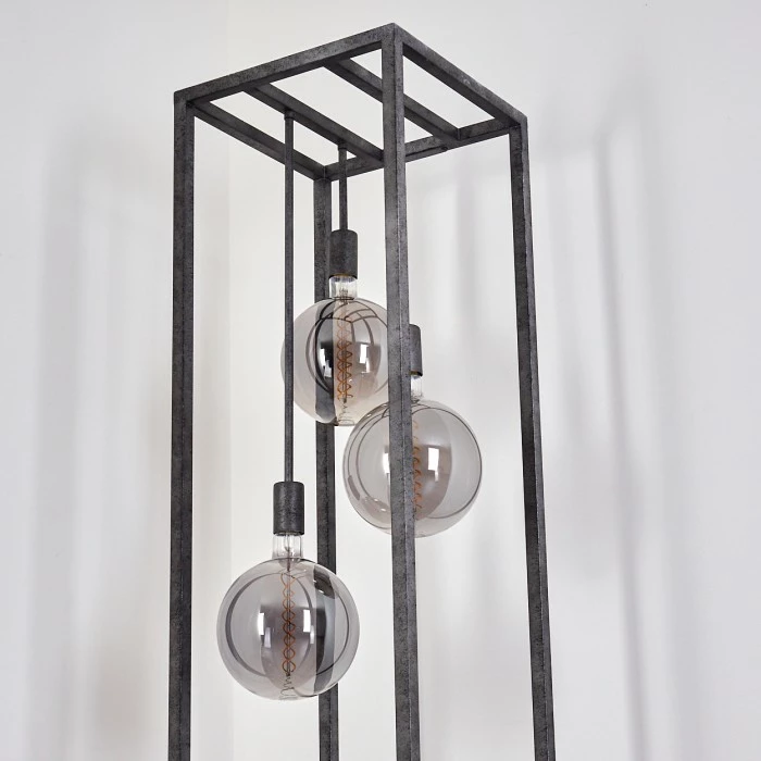 Hofstein Janskloster Stehleuchte Stahl gebürstet, 3-flammig 11 Hofstein Janskloster Stehleuchte Stahl gebürstet, 3-flammig – Bild 11