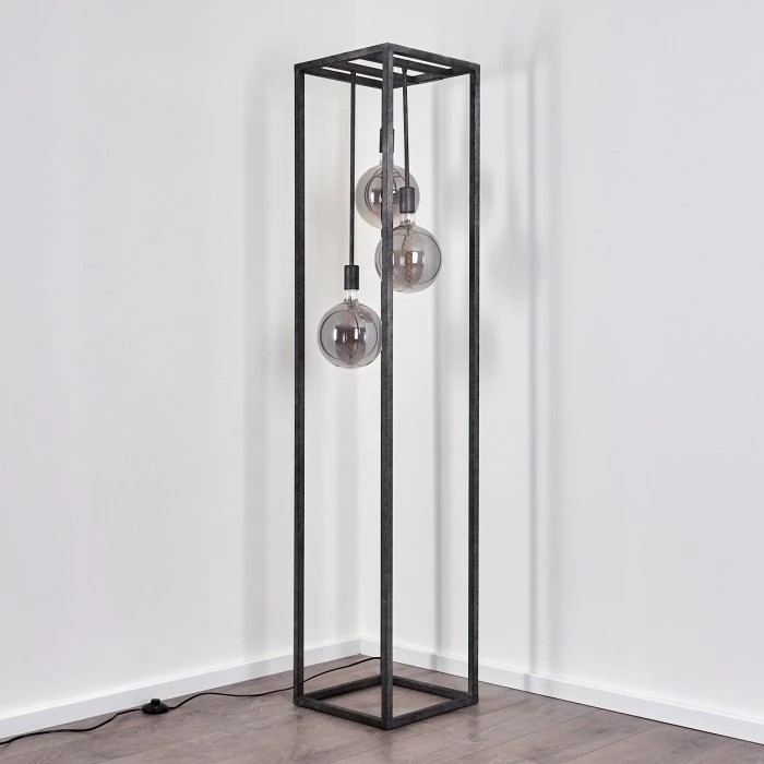 Hofstein Janskloster Stehleuchte Stahl gebürstet, 3-flammig 13 Hofstein Janskloster Stehleuchte Stahl gebürstet, 3-flammig – Bild 13