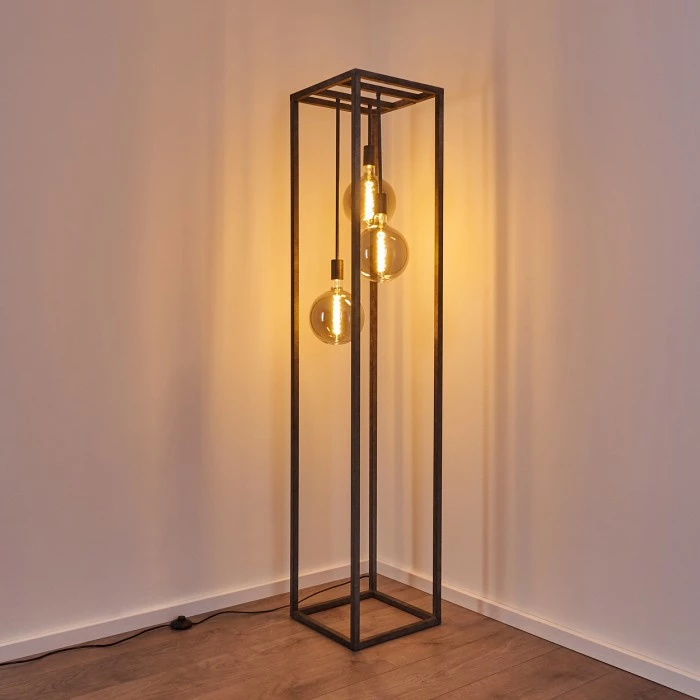 Hofstein Janskloster Stehleuchte Stahl gebürstet, 3-flammig 14 Hofstein Janskloster Stehleuchte Stahl gebürstet, 3-flammig – Bild 14