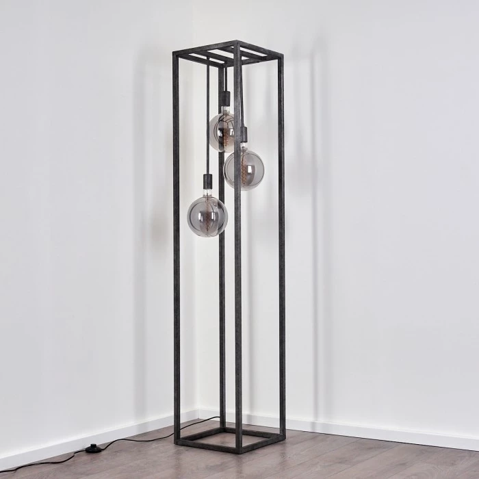 Hofstein Janskloster Stehleuchte Stahl gebürstet, 3-flammig 15 Hofstein Janskloster Stehleuchte Stahl gebürstet, 3-flammig – Bild 15