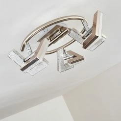 Hofstein Karis Deckenleuchte LED Nickel-Matt, 3-flammig -Bürolampen Verkäufe karis deckenleuchte h3080825 2