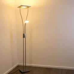 Hofstein Kimba Deckenfluter LED Nickel-Matt, 3-flammig 31 Hofstein Kimba Deckenfluter LED Nickel-Matt, 3-flammig -Bürolampen Verkäufe kimba deckenfluter h000441 11