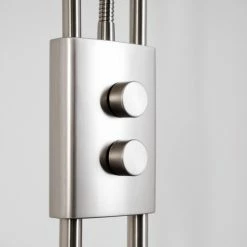 Hofstein Kimba Deckenfluter LED Nickel-Matt, 3-flammig 36 Hofstein Kimba Deckenfluter LED Nickel-Matt, 3-flammig -Bürolampen Verkäufe kimba deckenfluter h000441 16