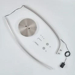 Hofstein Kimbolton Bogenlampe LED Nickel-Matt, 1-flammig -Bürolampen Verkäufe kimbolton bogenlampe h3266298 do4 4