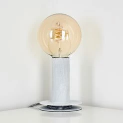 Hofstein Kimstad Tischleuchte Grau, 1-flammig -Bürolampen Verkäufe kimstad tischleuchte h3361887 12