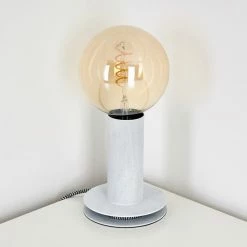 Hofstein Kimstad Tischleuchte Grau, 1-flammig -Bürolampen Verkäufe kimstad tischleuchte h3361887 3